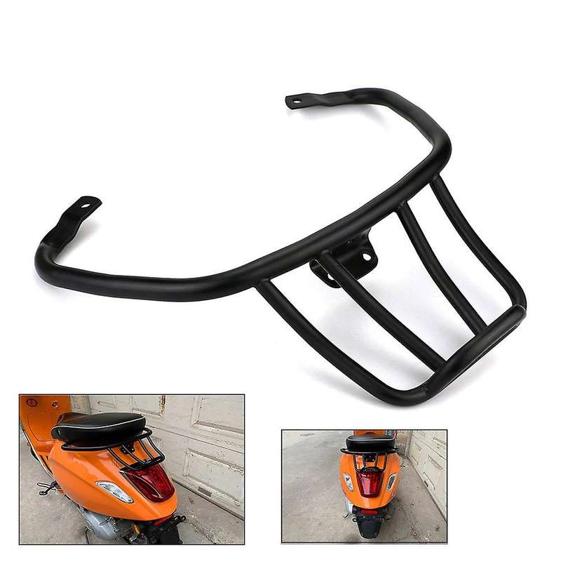 Black Rear Bracket Motorcycle Sports Luggage Rack Book Shelf Rack Rear Luggage Bag CNC Aluminum for