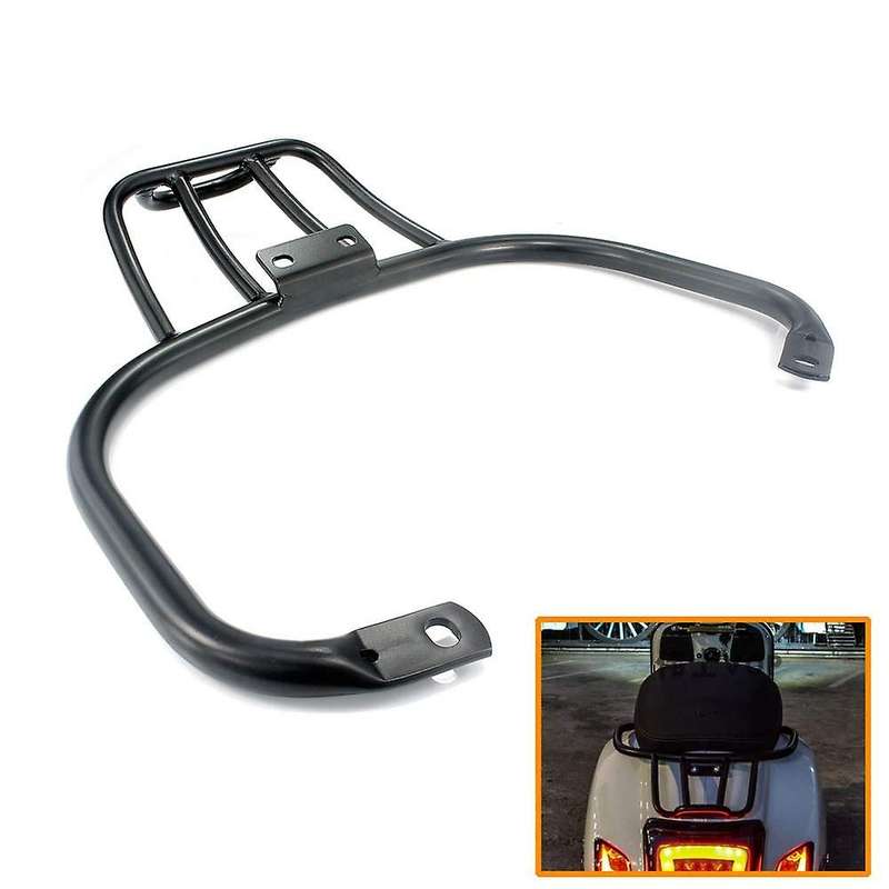 Black Rear Bracket Motorcycle Sports Luggage Rack Book Shelf Rack Rear Luggage Bag CNC Aluminum for