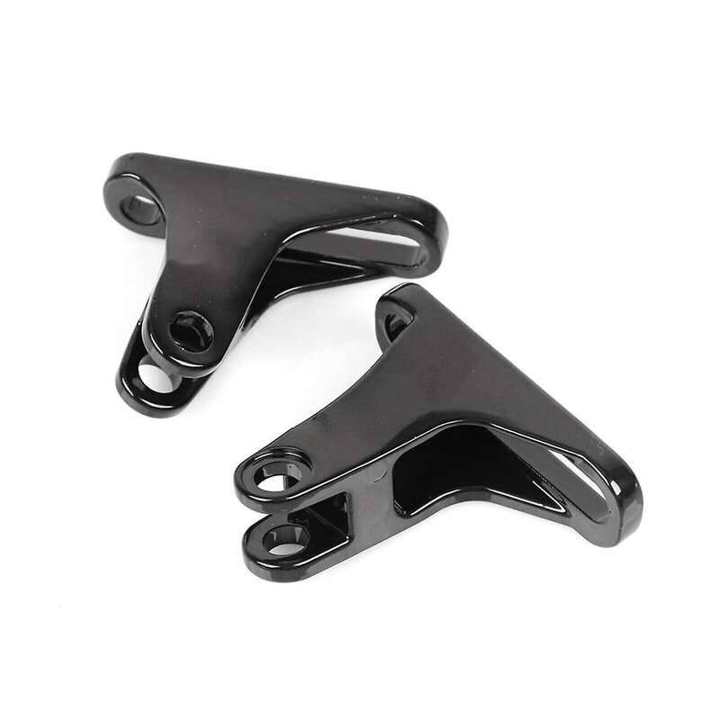 Black Rear Passenger Footpeg Mini Mount for Street Road Glide 93-