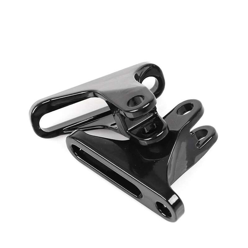 Black Rear Passenger Footpeg Mini Mount for Street Road Glide 93-