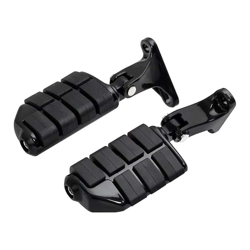 Black Rear Passenger Foot Pegs Bracket Mount Kit for Street Glide