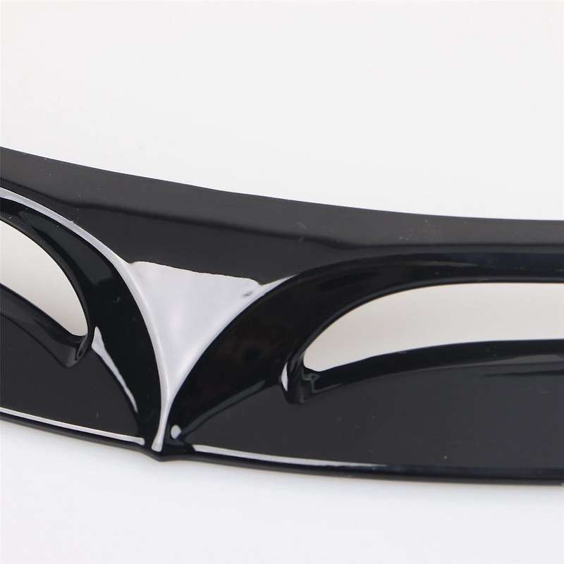 Black Rear Tip Trim Shell for Fat Boy FLSTF FLSTFB 2010-2017 Trailing Edge Trim Cover