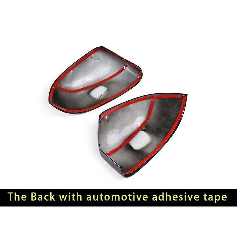 Black Rearview Mirror Cover Side Wing Mirror Caps Protector for X5 X7 F15 G05 2014-2019 X6 15-19 X3