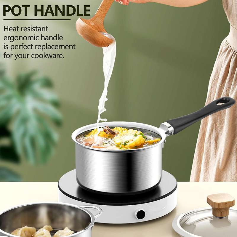 Black Replacement Bakelite Handle for Pan Pot Cookware