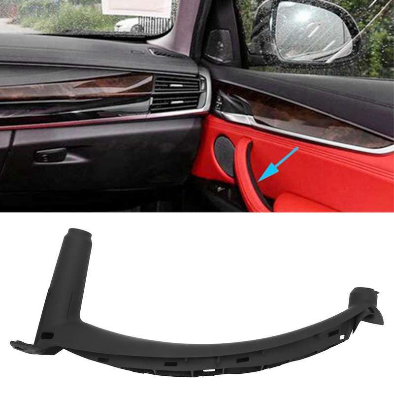 Black Right Door Handle Decorative Bottom Lid Car Door Handle Door Handle Base for 2007-2014 E70 X5