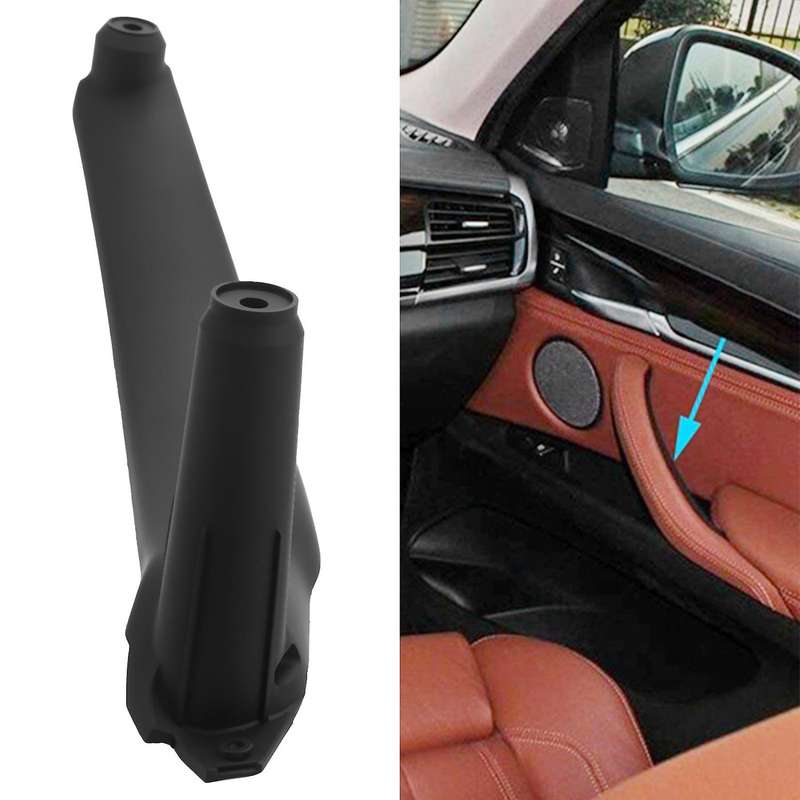 Black Right Door Handle Decorative Bottom Lid Car Door Handle Door Handle Base for 2007-2014 E70 X5