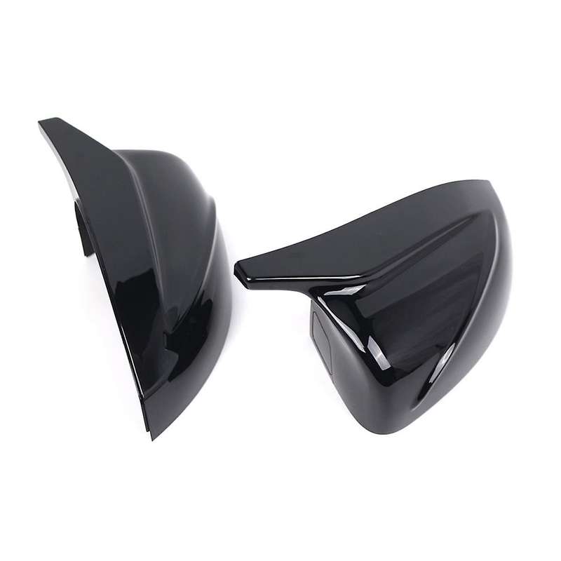Black Replacement Mirror Covers for A3 S3 RS3 2014-2020 Rearview Mirror Housing