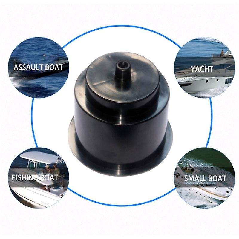 Black Recessed Drop in Plastic Cup Drink Can Holder with Drain for Boat Car Marine Rv - Black