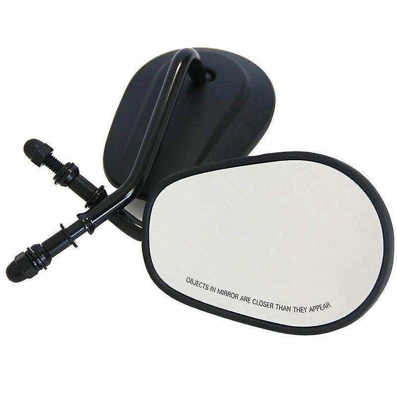 Black Shake-Proof Off-Road Teardrop Adventure Rear View Mirrors Door Hinge Mirror for JK CJ YJ TJ 19