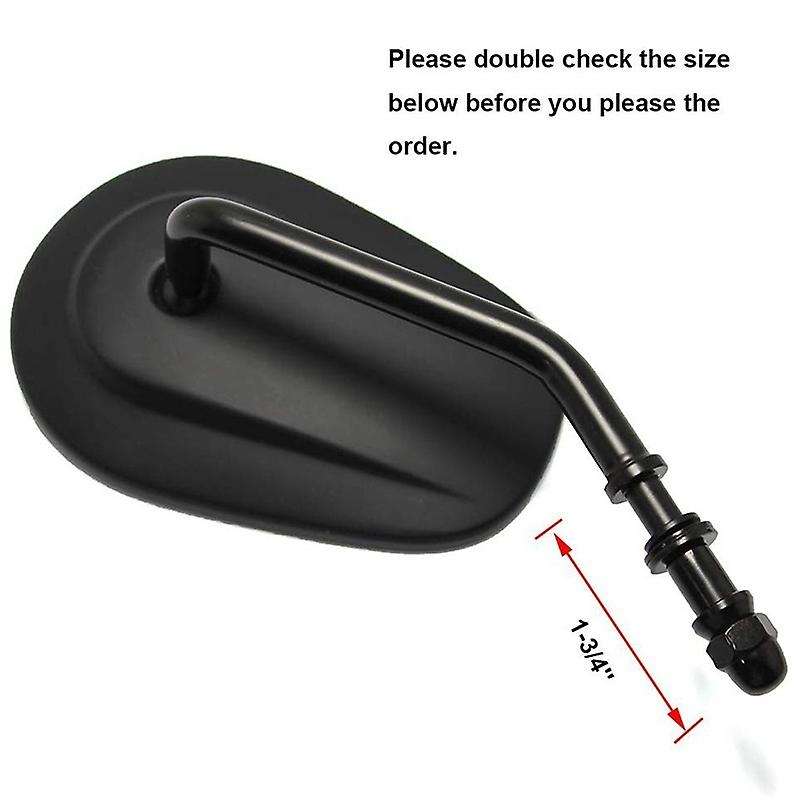 Black Shake-Proof Off-Road Teardrop Adventure Rear View Mirrors Door Hinge Mirror for JK CJ YJ TJ 19