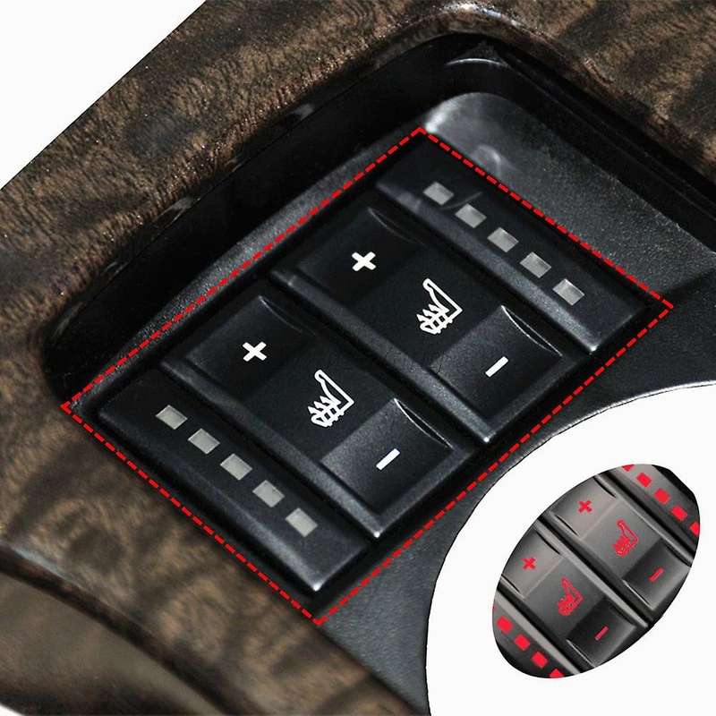 Black Seat Heating Button Control Switch 6M2T19K314AC for Mondeo MK4 Galaxy 3
