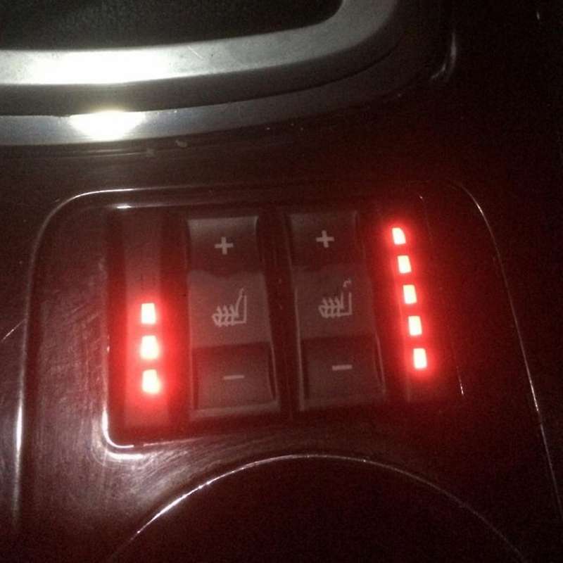 Black Seat Heating Button Control Switch 6M2T19K314AC for Mondeo MK4 Galaxy 3