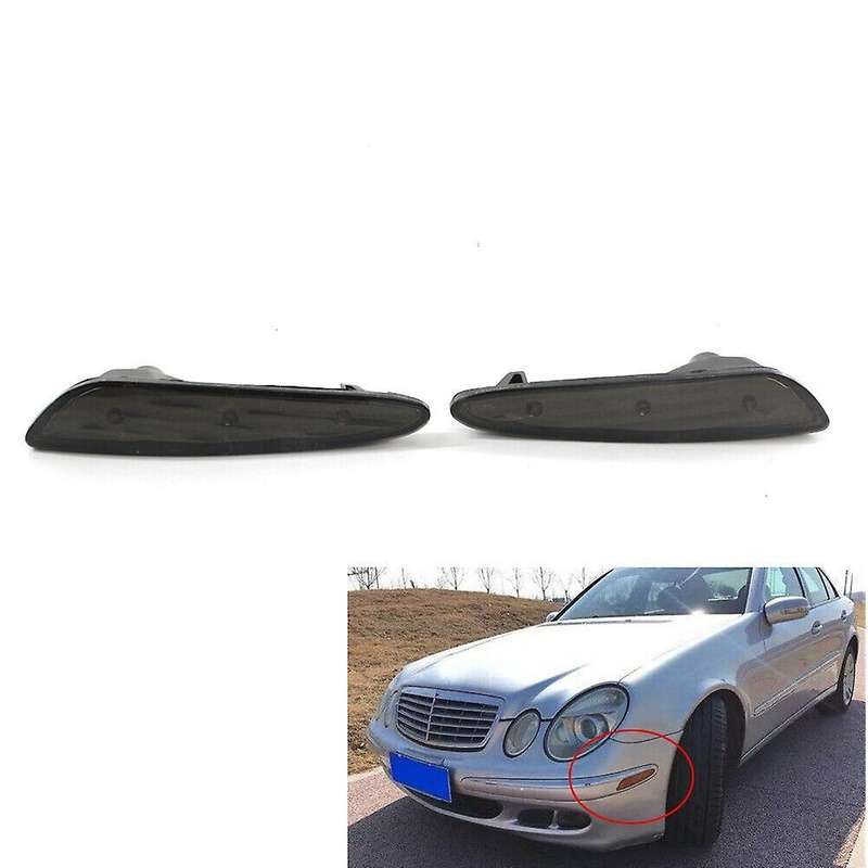 Black Side Marker Light Bumper Turn Signal Lamps for - W211 E-Class 2003-06 2118200121