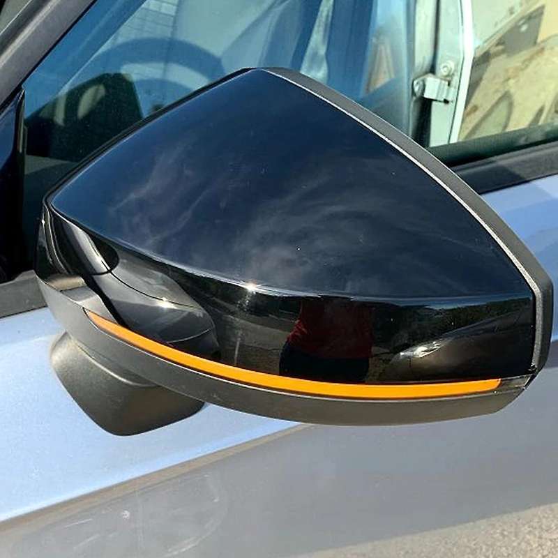 Black Side Mirror Cap Covers for A3 S3 8V RS3 2013 2014 2015 2016 2018 2017 2019 Rear View Mirror Co
