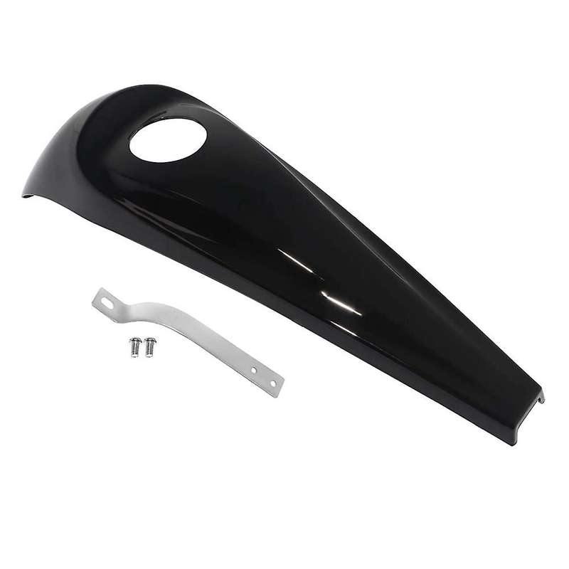 Black Smooth Dash Oil Fuel Console Cover for Touring FLHT FLHX 2008-2018