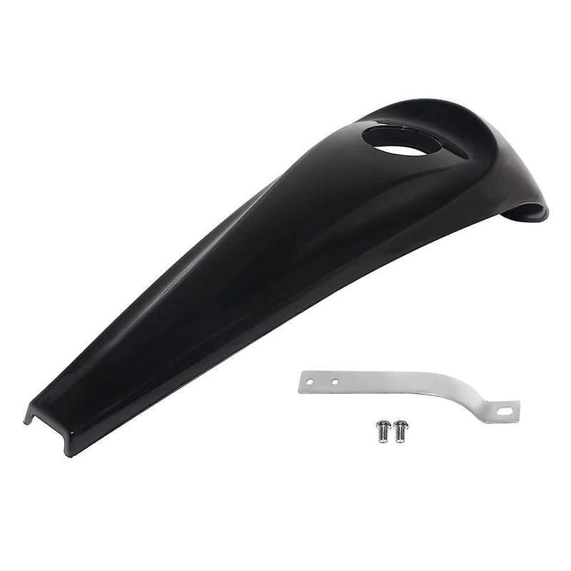 Black Smooth Dash Oil Fuel Console Cover for Touring FLHT FLHX 2008-2018