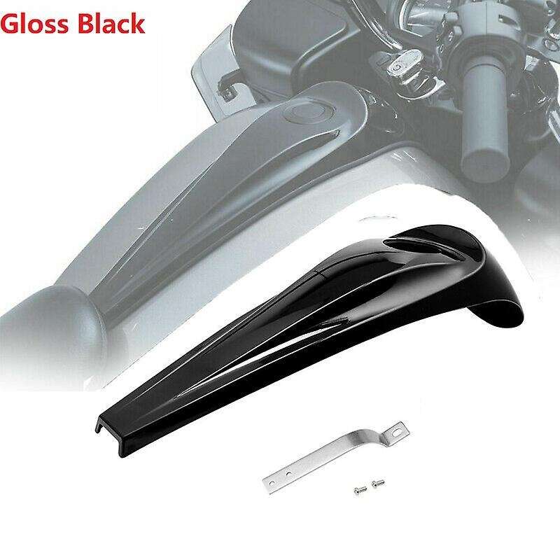Black Smooth Dash Oil Fuel Console Cover for Touring FLHT FLHX 2008-2018