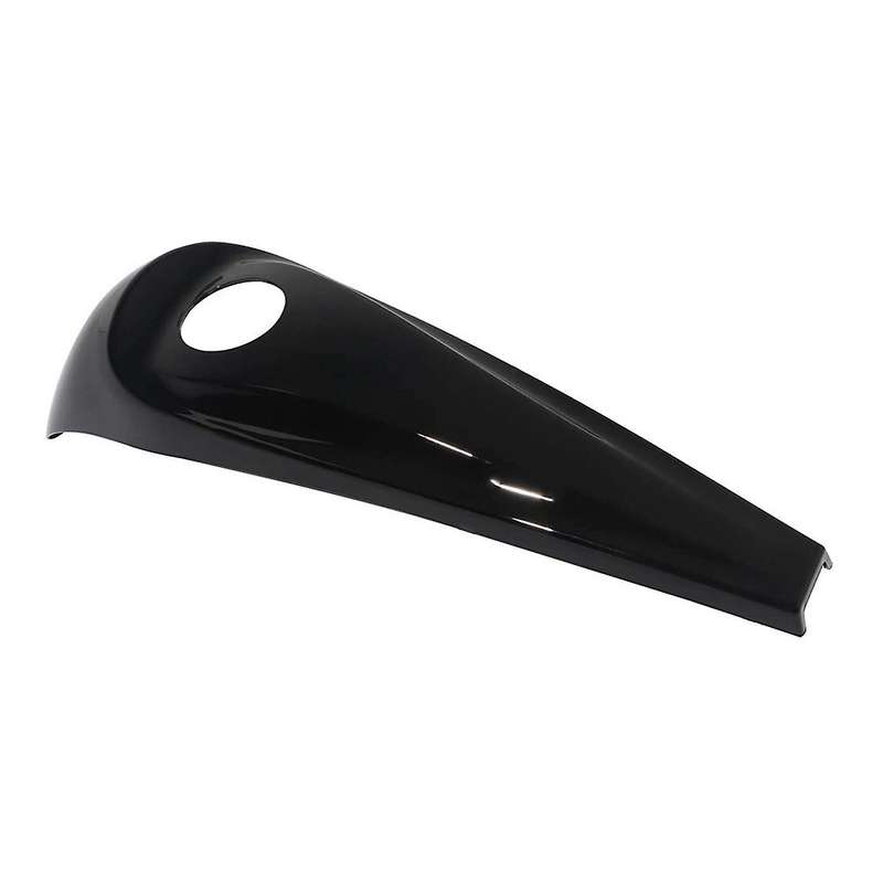 Black Smooth Dash Oil Fuel Console Cover for Touring FLHT FLHX 2008-2018