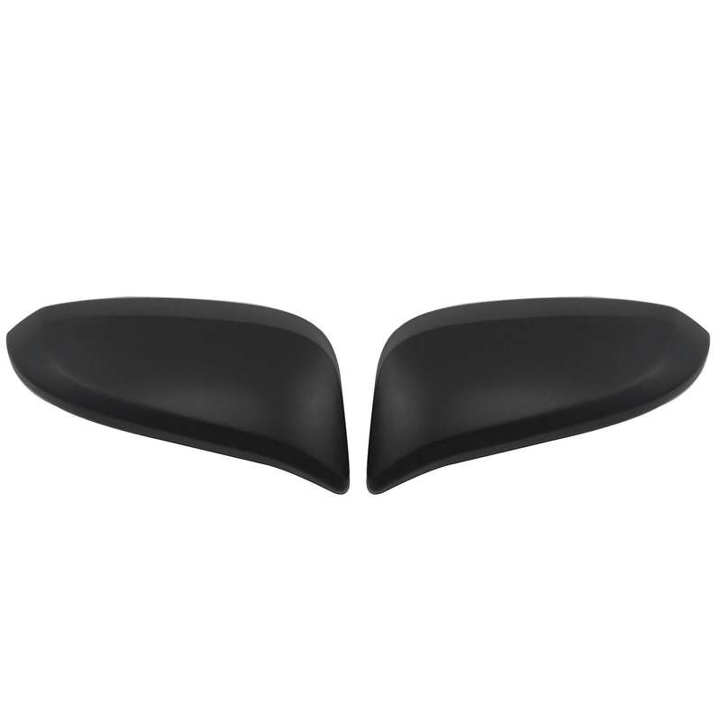 Black Side Rearview Mirror Cover Cap Decor Trim for Fortuner