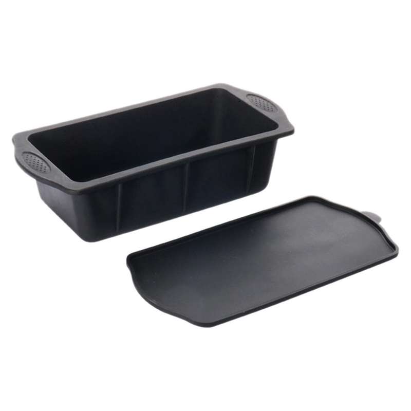 Black Silicone Ice Bath Ice-Cube Mold+Lid Reusable Ice-Cube Mold Can Make 4 Pounds Extra Large Ice-C