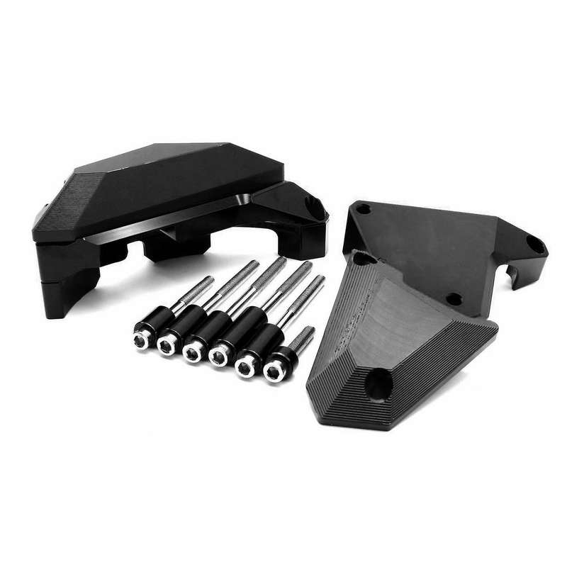 Black Special Engine Anti-Fall Block -Resistant Ball Protection Block for FZ07 13-20