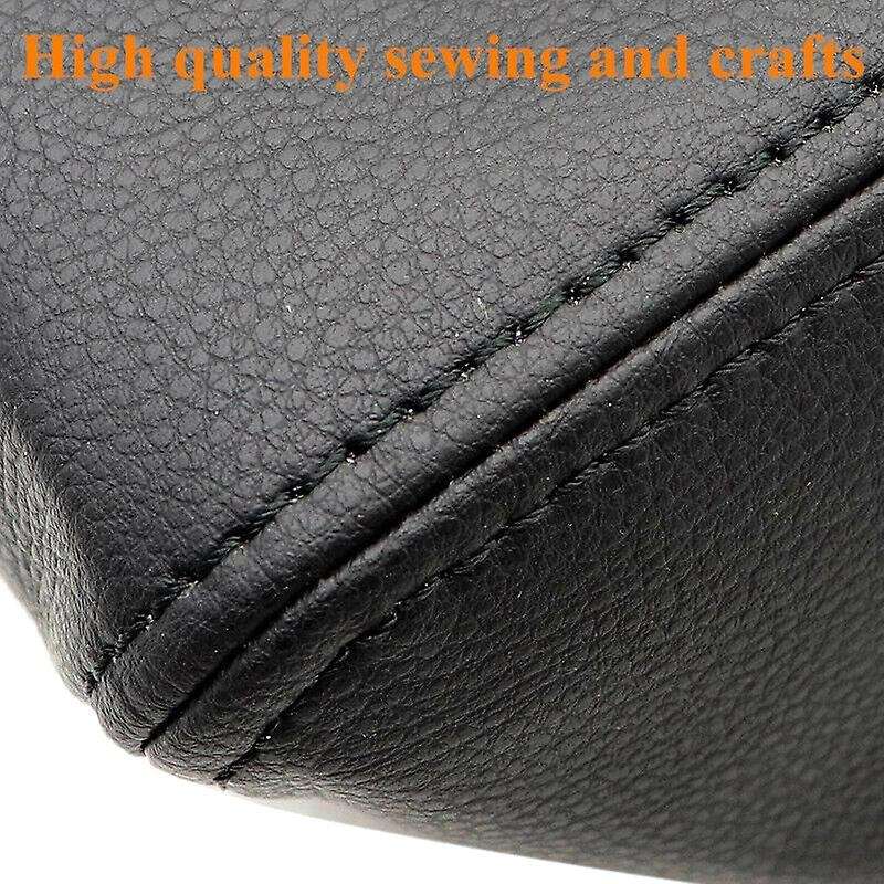 Black Soft Leather Center Console Lid Armrest Box Cover Trim for Altima 2013 2014 2015 2016 2017 201
