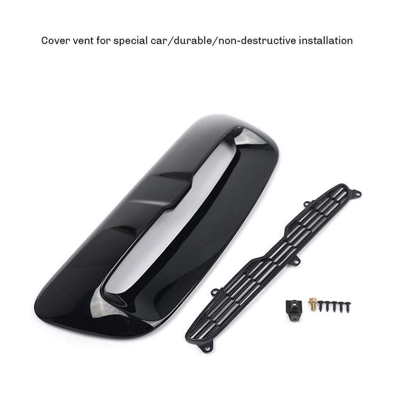 Black Style for S R55 R56 R57 R58 2007-2013 Hood Air Intake Vent Scoop