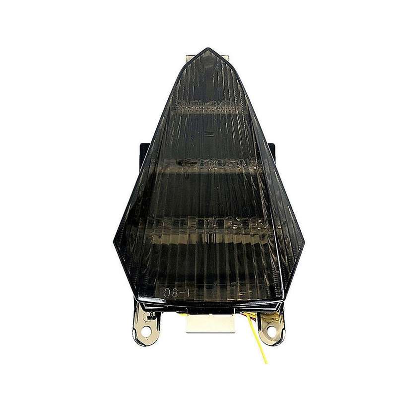 Black Stop Sign Light Tail Light Led Light Motorcycle Rear Light Integrated Turn Signal for Yzf R6