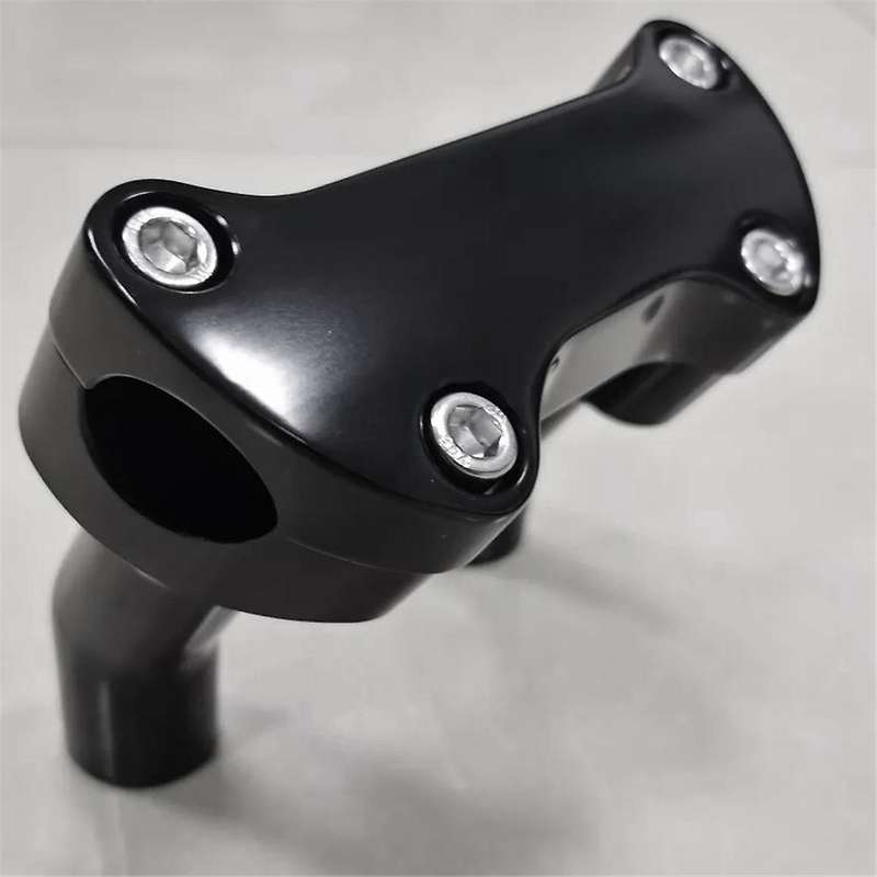 Black Top Cover 3.5 Inch Handlebar Risers Clamp for Dyna Softail XL