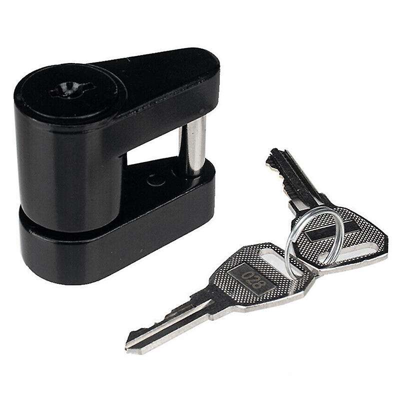 Black Trailer Hitch Coupler Lock, Dia 1/4 Inch, 3/4 Inch Span for Tow Boat RV Truck Car's Coupler