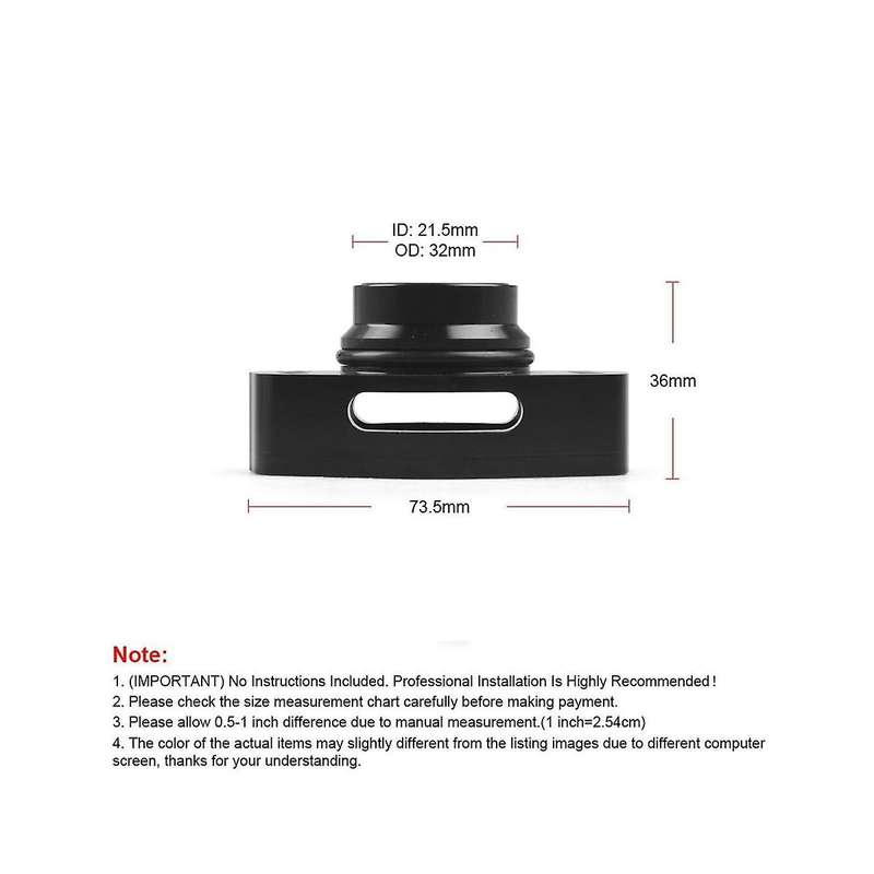Black Turbo Blow Off Valve Adapter Bov for 2016+ 3.5 , 2016+ 2.7