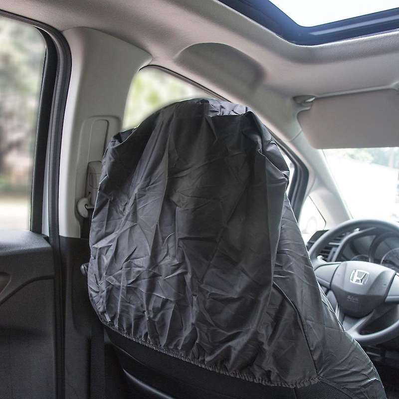 Black Universal Fit Car Seat Cover Set - Water Rexistant Frobt & Rear Covers