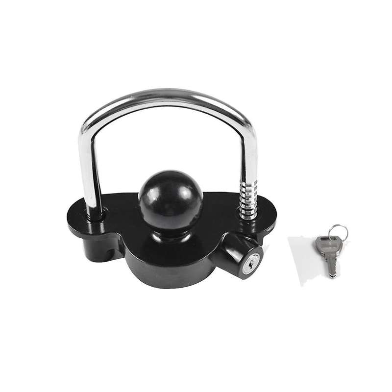 Black Trailer Coupling Locks Ball Locks Car Locks Trailer Accessories Trailer Locks Planter Locks T