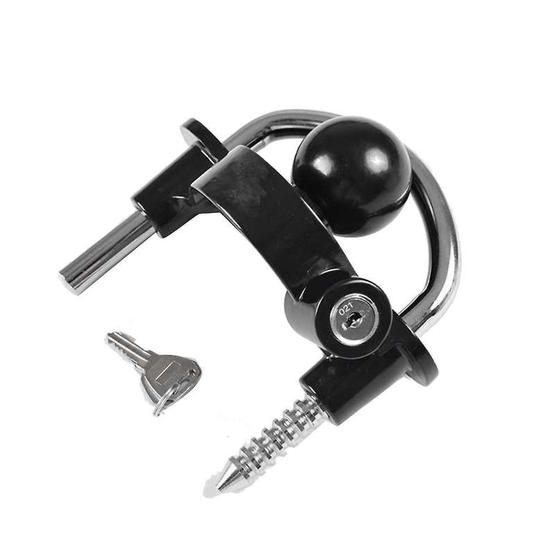Black Trailer Coupling Locks Ball Locks Car Locks Trailer Accessories Trailer Locks Planter Locks T