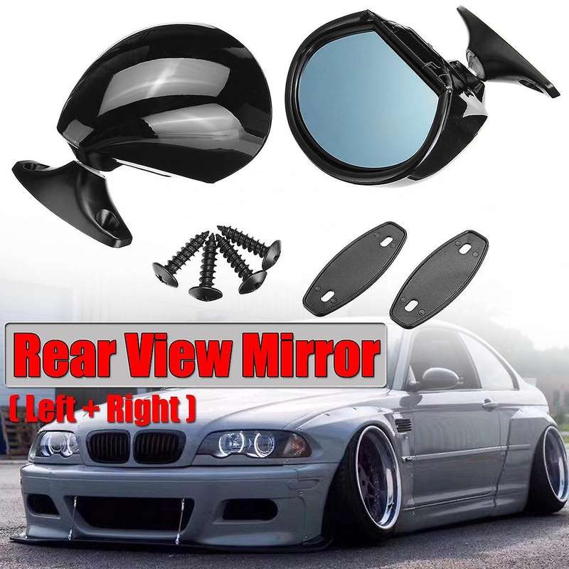 Black Universal Retro Car Mirrors Rear View Mirror Side Door Wing Mirror Car Rearview Mirror for for