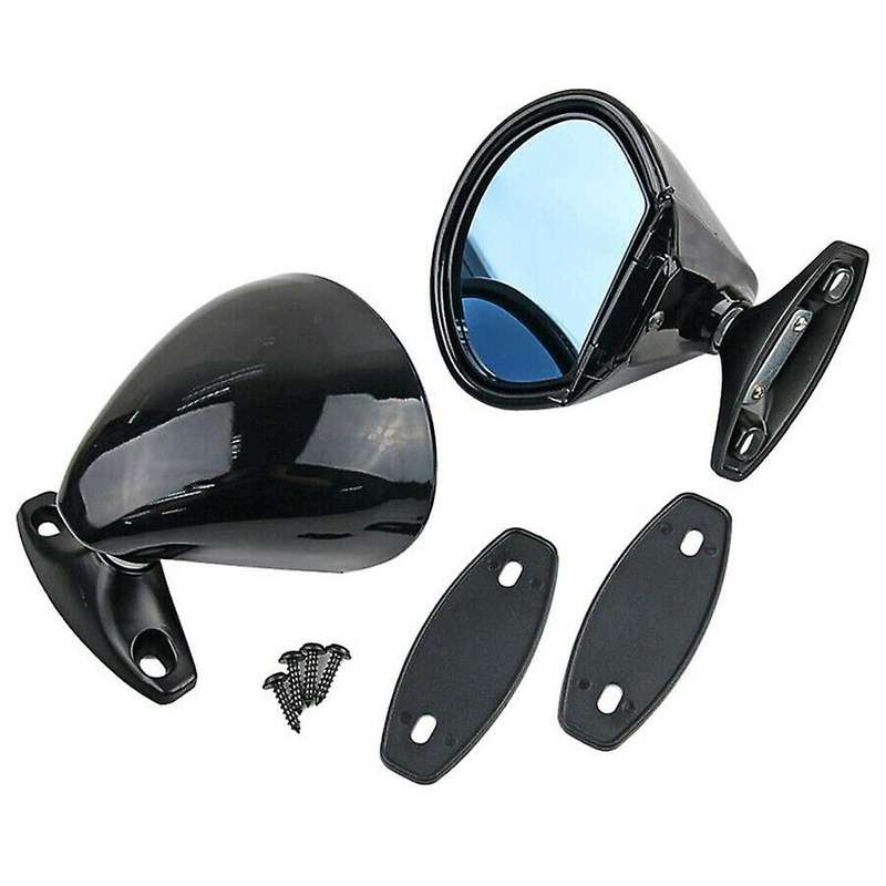 Black Universal Retro Car Mirrors Rear View Mirror Side Door Wing Mirror Car Rearview Mirror for for
