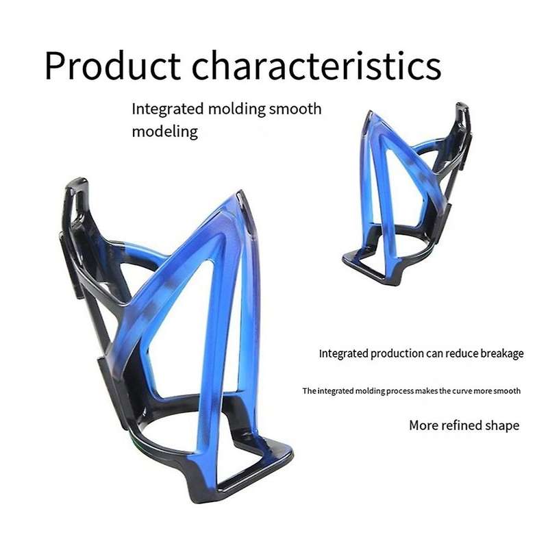 Black+Blue Bicycle Gradient Water Bottle Holder, Two-Color PC Cycling Accessories