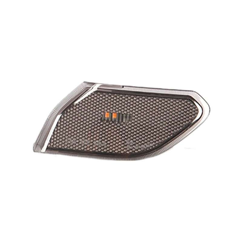 Blackened Car Front LED Side Marker Light Wheel Brow Light Turn Light for Wrangler JL 2018-2022