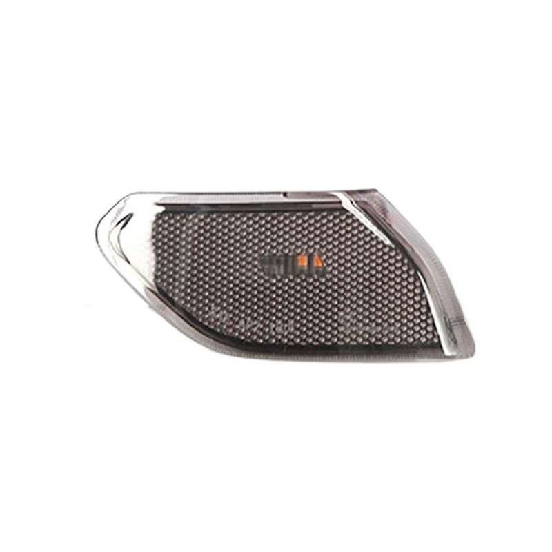 Blackened Car Front LED Side Marker Light Wheel Brow Light Turn Light for Wrangler JL 2018-2022