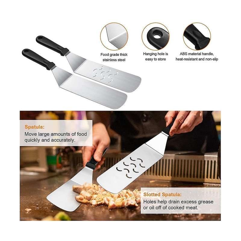 Blackstone Griddle Accessories Kit,flat Top Accessories Set for Blackstone and with Spatula & Carry