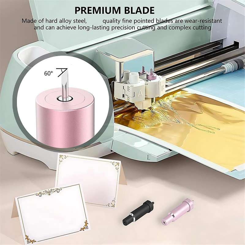 Blade for 3/Maker/Explore 3/Air 2/Air/One/Venture,60Deep Point Blade and Housing,Black