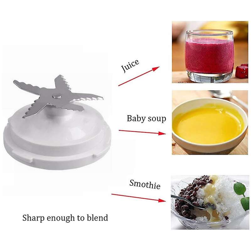 Blades Knife with Sealing Ring for HR7625 HR7620 RI7620 RI7625 HR2160 Knife Holder Juicer Blender Ac