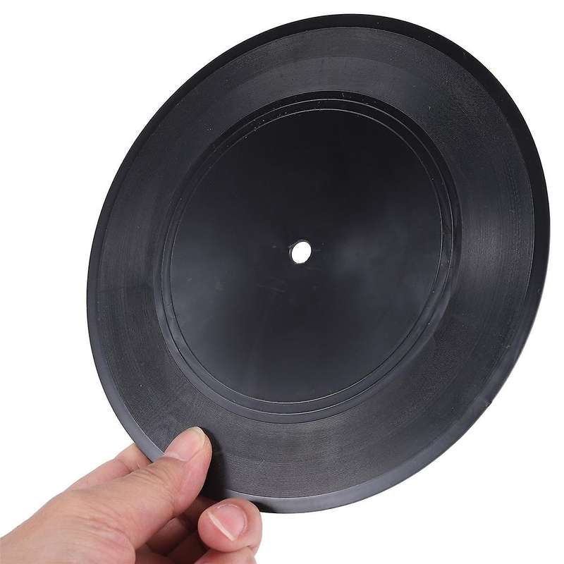 Blank 7 Inch Cd for Cd Wall Decor Decor Black Records Decor (12 Pieces)