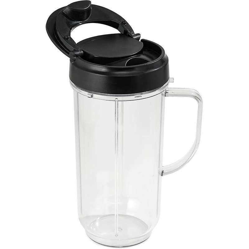 Blender Cups 22oz & Blade Replacement Set for 250w Mb1001 Blenders (2 Containers /extractor Blade W