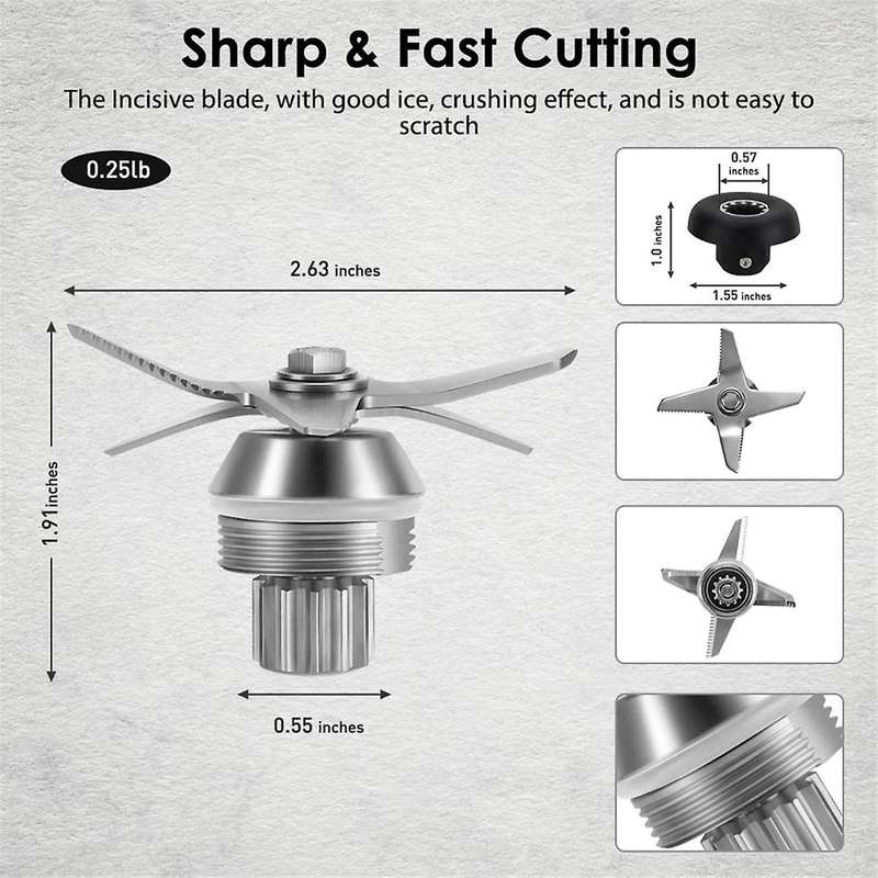 Blender Blade, Blade Replacement Parts Extractor Blade for Juicer Blender 5200 Replacement Parts