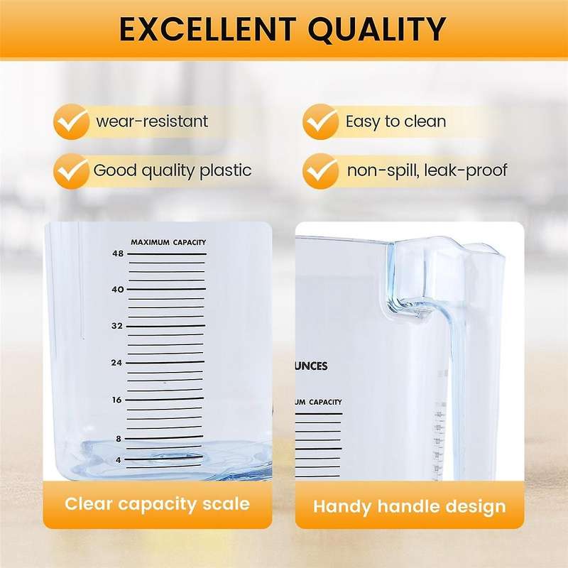 Blender Cup Body (Without Lid and Blade) for VM0145 Replacement Blender Cup