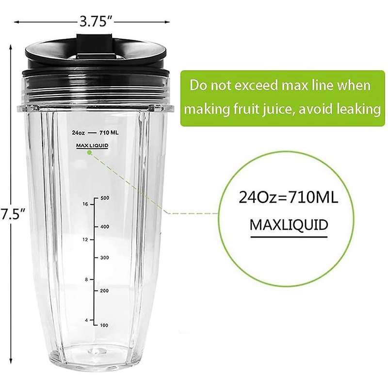 Blender Cup Replacement for Blender Cup, Blender , Blender Parts (24 /710 Ml)