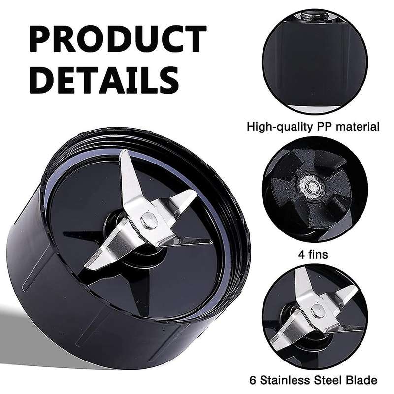 Blender Cups Replacement Set,16Oz Cup with Flip-Top To-Go Lid,Flat Lid and Extractor Blade,for Magic