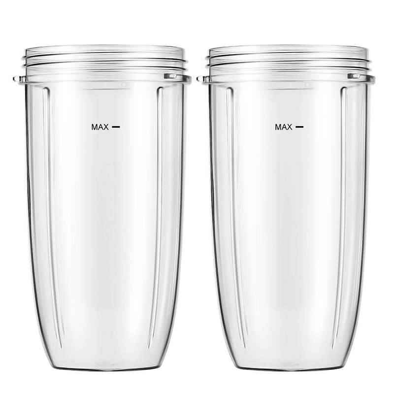Blender Replacement Cups for Blender, 32Oz Cups Compatible for 600W/900W Blenders (2-Pack)