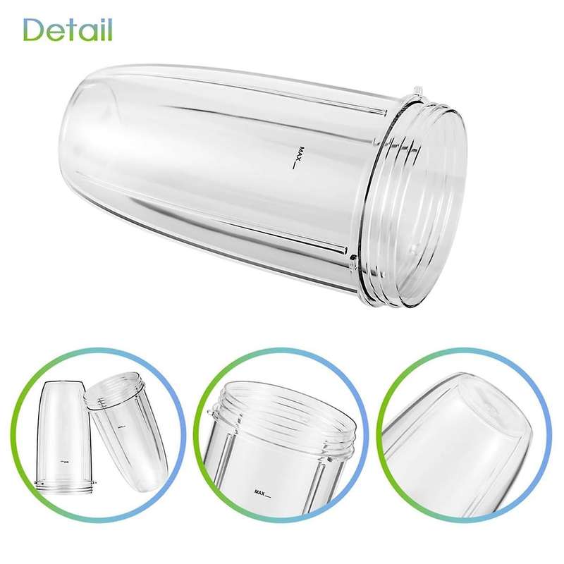 Blender Replacement Cups for Blender, 32Oz Cups Compatible for 600W/900W Blenders (2-Pack)